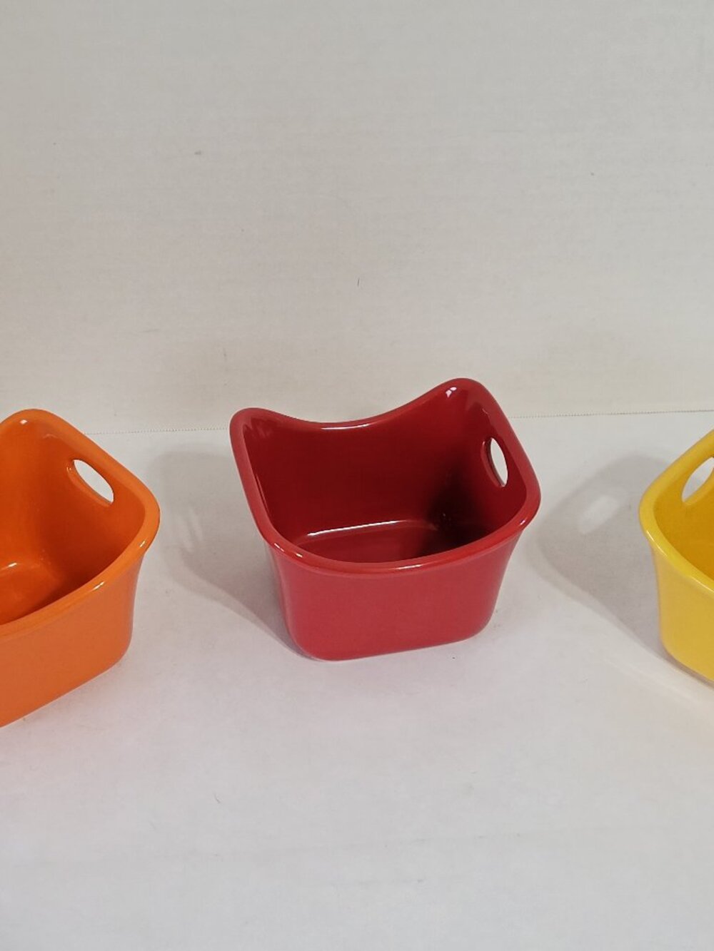Rachael Ray Multicolored Stackable Ramekins Bowls 10 Oz - Set of 3